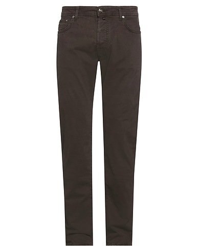 JACOB COHЁN Pantalone Testa di moro 98% Cotone, 2% Elastan, Poliestere