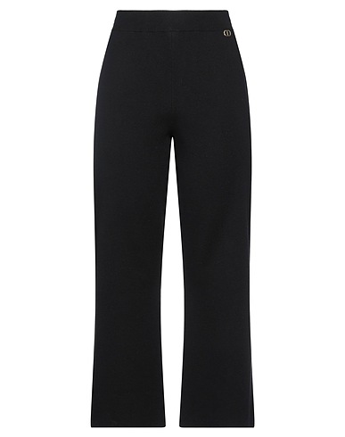 TWINSET Casual trouser Black 47% Viscose, 28% Polyester, 25% Polyamide