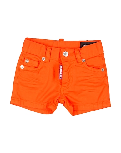 DSQUARED2 Shorts & Bermuda Tomato red 98% Cotton, 2% Elastane