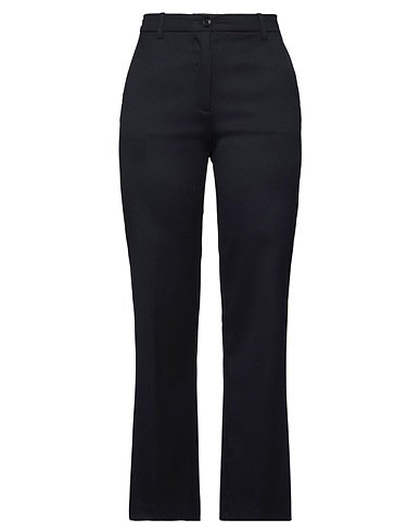 SEMICOUTURE Pantalone Blu notte 55% Lana Vergine, 28% Poliestere, 15% Viscosa, 2% Elastan