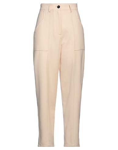 FORTE_FORTE Pantalone Panna 80% Lana, 20% Poliammide