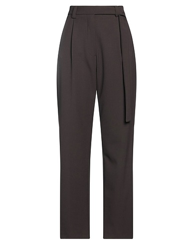 ATTIC AND BARN Casual trouser Dark brown 68% Polyester, 29% Viscose, 3% Elastane