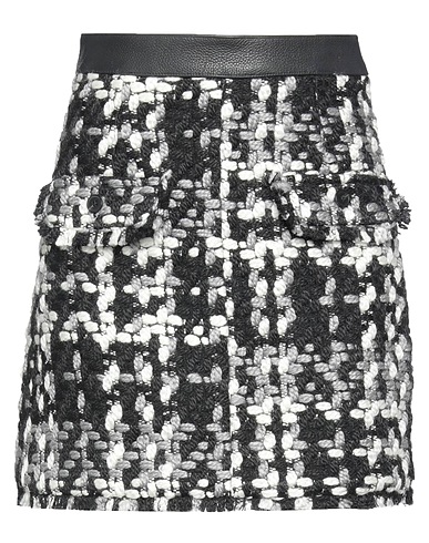 REMAIN BIRGER CHRISTENSEN Mini skirt Black 84% Textile fibres, 15% Wool, 1% Cotton