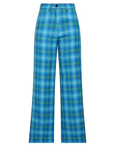 FORTE_FORTE Pantalon Bleu 50% Laine vierge, 50% Acrylique