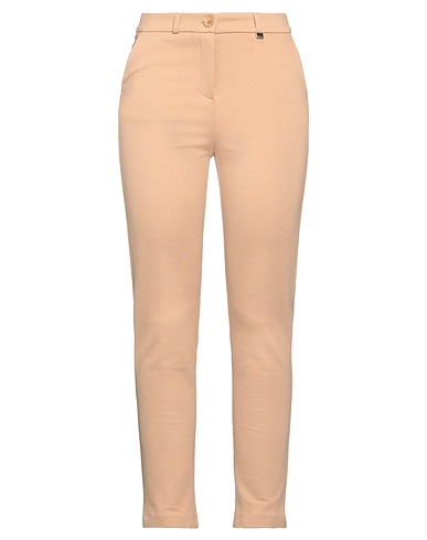 BLU BIANCO Casual trouser Camel 65% Rayon, 30% Polyamide, 5% Elastane