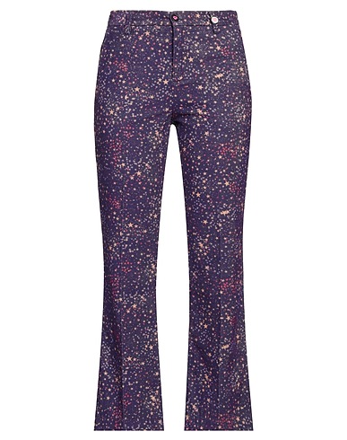 I LOVE MP Casual pants Purple 100% Cotton