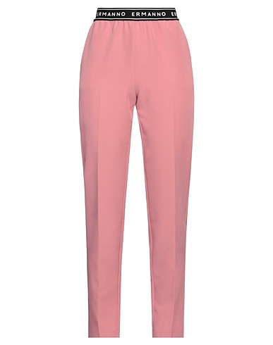 ERMANNO FIRENZE Casual pants Antique rose 87% Polyester, 13% Elastane, Polyamide