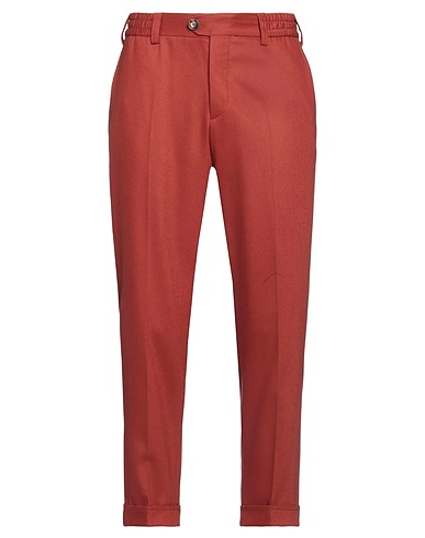 PT Torino Casual pants Brick 98% Virgin Wool, 2% Elastane