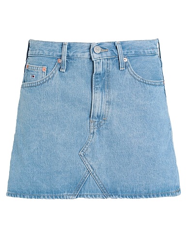 TOMMY JEANS Denim skirt Blue 100% Cotton