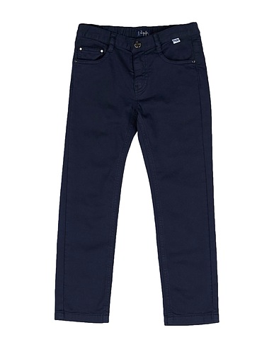 IL GUFO Casual trouser Midnight blue 98% Cotton, 2% Elastane
