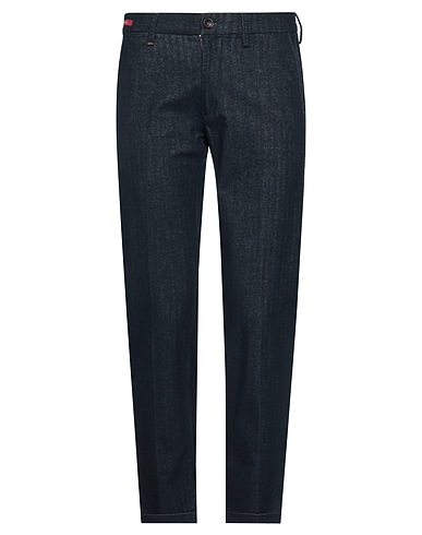 RE_HASH Pantalone Blu notte 49% Cotone, 31% Poliestere, 17% Viscosa, 3% Elastan