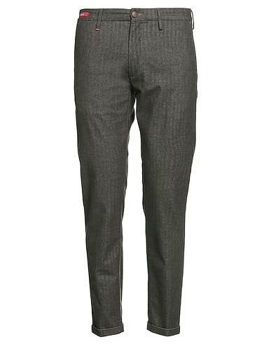 RE_HASH Casual pants Military green 49% Cotton, 31% Polyester, 17% Viscose, 3% Elastane