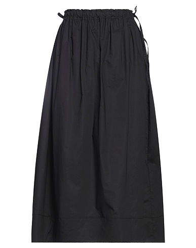 ROSSOPURO Midi skirt Black 100% Cotton