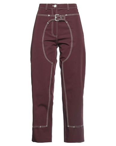 STELLA McCARTNEY Casual pants Burgundy 100% Cotton