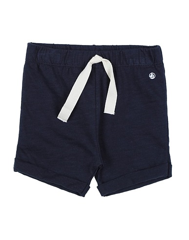 PETIT BATEAU Shorts & Bermuda Midnight blue 100% Cotton