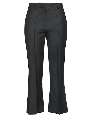 ROKH Casual trouser Black 53% Polyester, 44% Wool, 3% Elastane