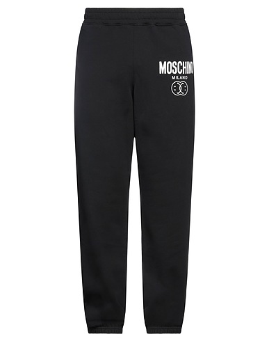 MOSCHINO Casual trouser Black 100% Cotton