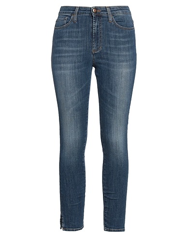 SHAFT Denim trousers Blue 94% Cotton, 4% Elastomultiester, 2% Elastane
