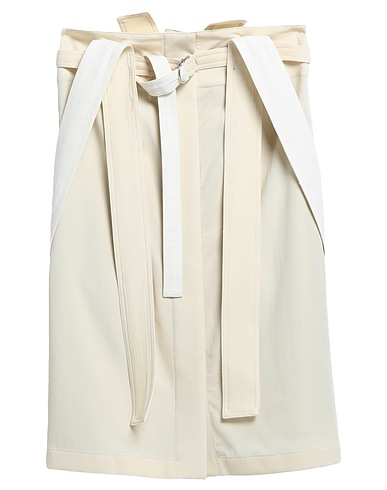 LEMAIRE Midi skirt Cream 100% Wool, Cotton