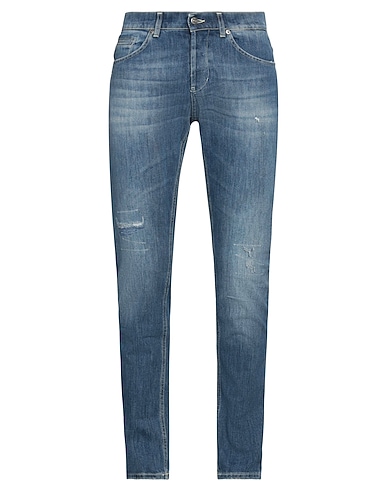 DONDUP Denim pants Blue 89% Cotton, 11% Elastane