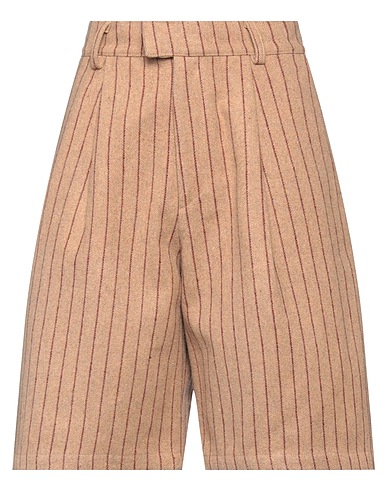 TU LIZÉ Shorts & Bermudas Kamel 80% Polyester, 20% Wolle