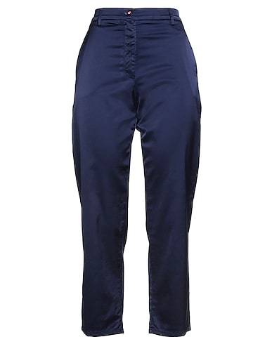 I LOVE MP Casual trouser Midnight blue 55% Cotton, 41% Viscose, 4% Elastane