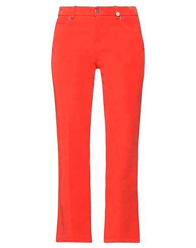 I LOVE MP Casual trouser Tomato red 98% Cotton, 2% Elastane