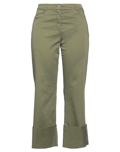 PENNYBLACK Pantalone Verde militare 96% Cotone, 4% Elastan