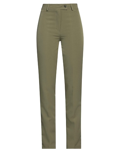 BOUTIQUE de la FEMME Pantalone Verde militare 88% Poliestere, 12% Elastan