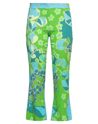 DOLCE&GABBANA Casual trouser Lime green 91% Silk, 9% Elastane