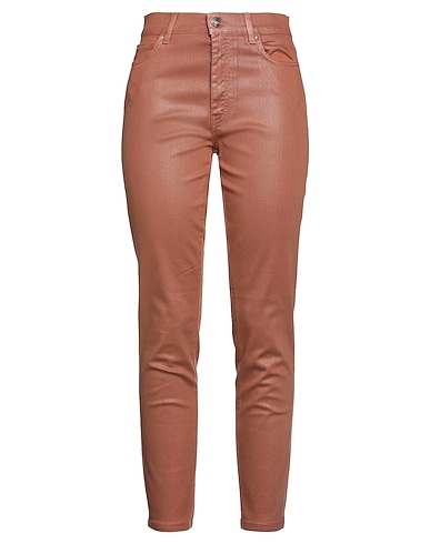 MARELLA SPORT Denim trousers Brown 92% Cotton, 6% Elastomultiester, 2% Elastane