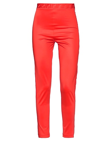 FENDI Leggings Red 78% Polyamide, 22% Elastane