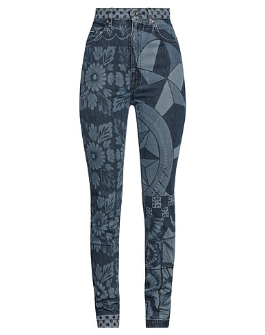 DOLCE&GABBANA Denim trousers EXCLUSIVE Blue 98% Cotton, 2% Elastane