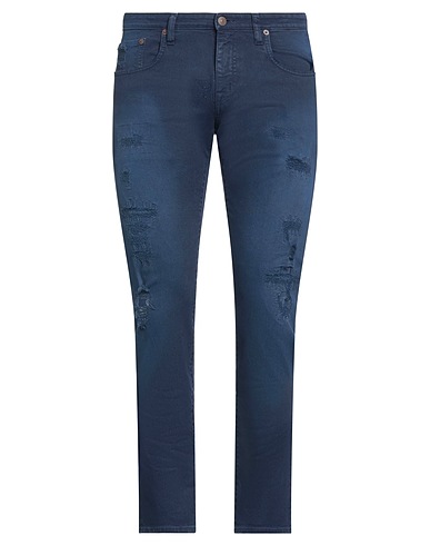 (+) PEOPLE Denim trousers Midnight blue 98% Cotton, 2% Elastane
