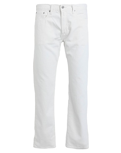 LEVI'S Denim trousers WLTHRD 502 
 White 100% Cotton