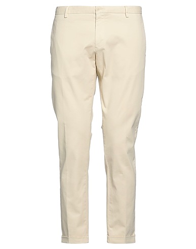 AT.P.CO Casual trouser Cream 97% Cotton, 3% Elastane