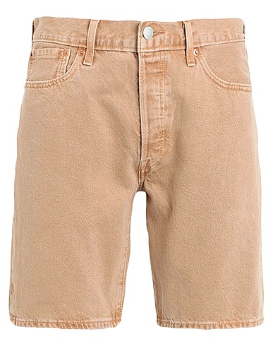 LEVI'S Denim shorts 501® HEMMED SHORT
 Sand 100% Cotton