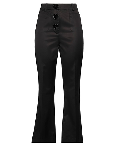 MOSCHINO Pantalone Nero 54% Cotone, 40% Cupro, 6% Elastan
