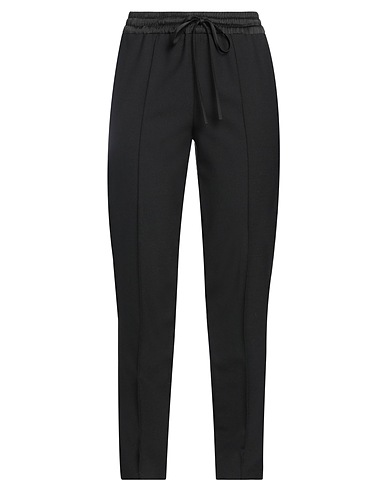 TWINSET Casual trouser Black 53% Polyester, 43% Wool, 4% Elastane, Acetate, Viscose
