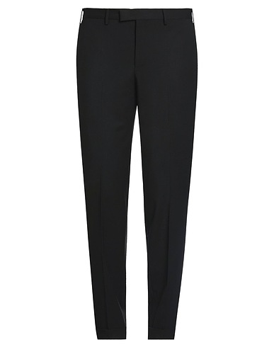 PT Torino Casual pants Black 95% Virgin Wool, 5% Elastane