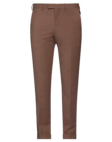 PT Torino Casual trouser Camel 95% Virgin Wool, 5% Elastane