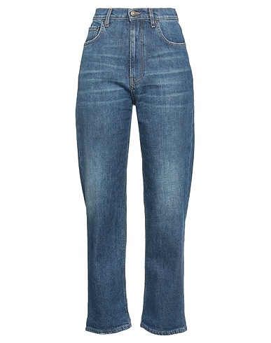 HAIKURE Denim trousers Blue 98% Cotton, 2% Elastane