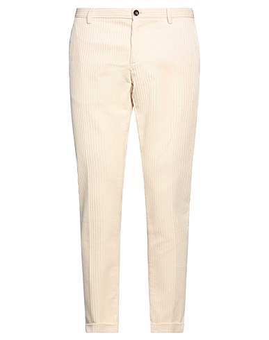 AT.P.CO Casual pants Cream 100% Cotton