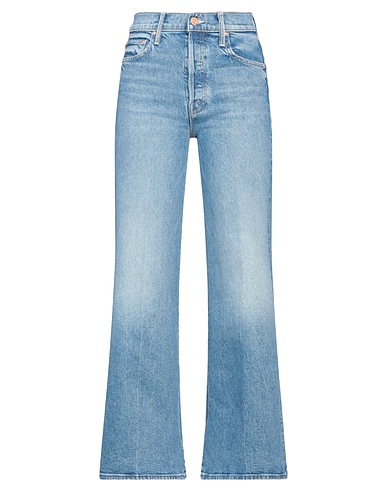 MOTHER Denim trousers Blue 62% Cotton, 37% Lyocell, 1% Elastane