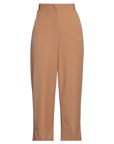 I BLUES Casual trouser Camel 68% Polyester, 29% Viscose, 3% Elastane