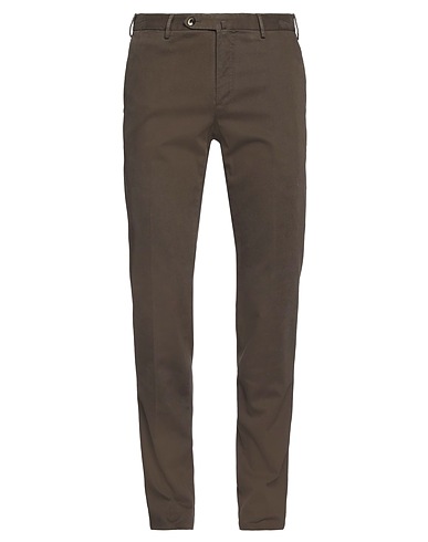 PT Torino Casual trouser Military green 69% Modal, 28% Cotton, 3% Elastane