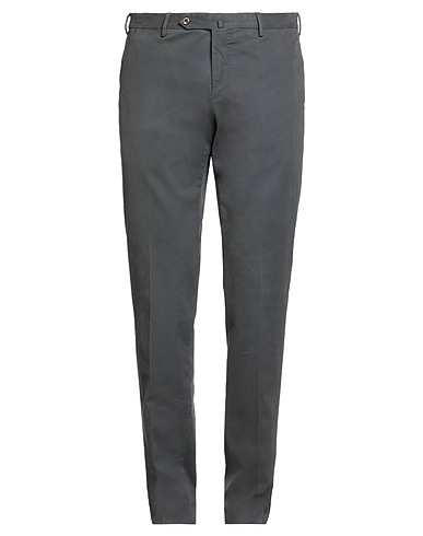 PT Torino Casual trouser Lead 69% Modal, 28% Cotton, 3% Elastane