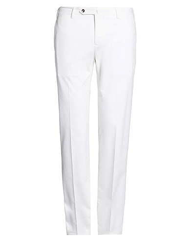 PT Torino Pantalon BIANCO 69% Modal, 28% Coton, 3% Élasthanne