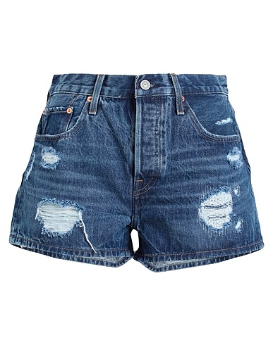 LEVI'S Denim shorts 501® ORIGINAL SHORT WORN IN
 Blue 100% Cotton