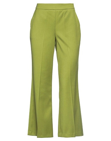MIS.N Pantalone Verde 64% Poliestere, 33% Viscosa, 3% Elastan